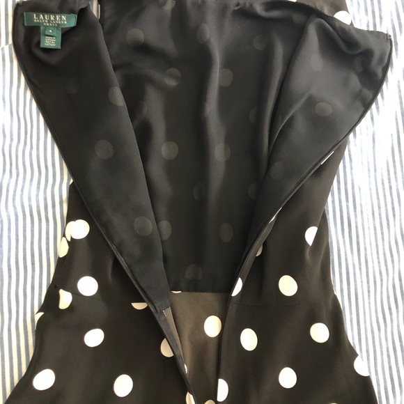 Knee length vintage Ralph Lauren polka dot dress - Picture 3 of 6